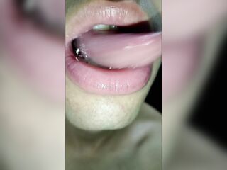 Sexually excited lengthy tongue wench JOI Please cum in my throat