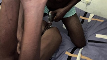 Seduced my stepbro friend to fuck me till he fills me up