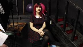 little red sadistic punishment bdsm bondage flogged fingered paddled stapled