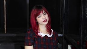 little red sadistic punishment bdsm bondage flogged fingered paddled stapled