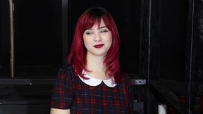 little red sadistic punishment bdsm bondage flogged fingered paddled stapled