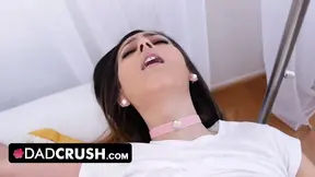 Stepdaughter Jaye Summers gives stepdad a deepthroat and rides him doggystyle