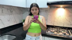 Stepmom seduces shy social media guy for hot sex