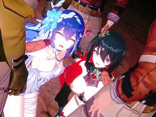 Honkai Impact - Seele Vollerei BBC Coarse Sex - CG Comics Animations