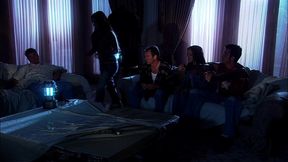 monica mayhem rides reverse cowgirl on randy spears