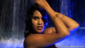 Striptease scene with alluring pornstar from Bollywood Nudes HD