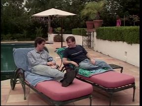 Babe will do anything to become famous even if she has to fuck two guys