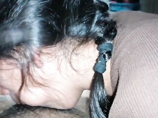 Sexo casero con mamada perfecta - coño cremoso