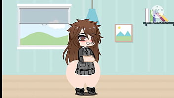 Joven culona hablando (Gacha club)