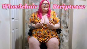 Rolling Seduction: Unwrapping BBW Daisy (a wheelchair striptease)