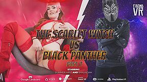 Black Panther And Summer Hart - Scarlet Witch Vs