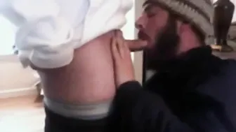 Young Hairy Guy Sucks Off Wrestling Coach