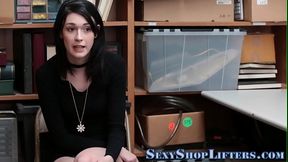Real thief rubbing her pussy