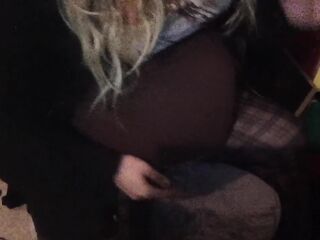 lonely preggy alone at night