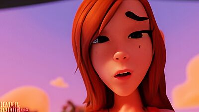 Wendy Takes a Dipper by the pool (Blenderknight, Lewdheart)