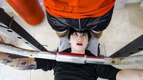 Short-haired girlfriend likes hardcore dick-riding so much