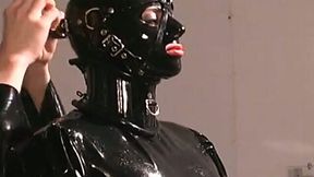 Submissive blonde slave wanna get punished by perverted whore