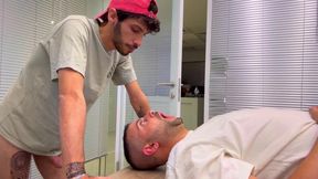 Dominant Arab Stud Destroys Twink Slut: Deep throat training humiliation cumshot face fuck