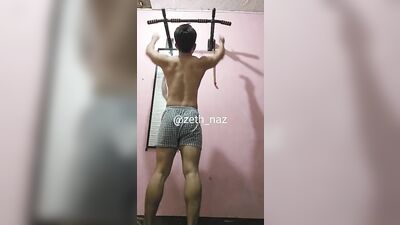 from back workout to dick workout