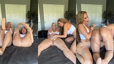 Big Titty MILFs Richelle Ryan and Melanie Monroe Get Oiled Up & Enjoy Each Other's Pussy