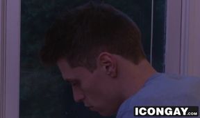 Troy Accola is sad but Pierces big cock is there to fix him