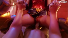 Fortnite wonderwoman gets pounded