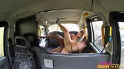 She Wears black Fishnet Stockings and gets Fucked by Big Black Cock - Female Fake Taxi