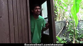 Exxxtrasmall - petite teen pounded and fooled on halloween