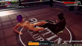 Aoi Azumi Faces Off Against Rex Summ in Steamy Nude Fight 3D Battle