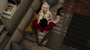 Futa on female 3d porn