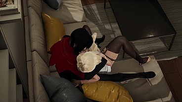 Futa on female 3d porn