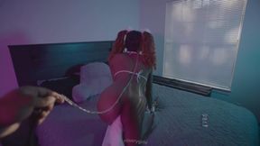 Sexy Black Kitty get Caught playing and gets Fucked