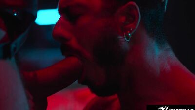 Jockstrapped Latino Blown & Fingered By Sexy Hunk - Sir Peter, Lobo Carreira - FistingInferno