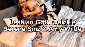 Goth Lesbian Strap On Quickie