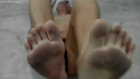 white haired hawaiian foot fetish show