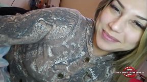 Dando uma fodinha com meu vizinho com leitinho na boquinha!