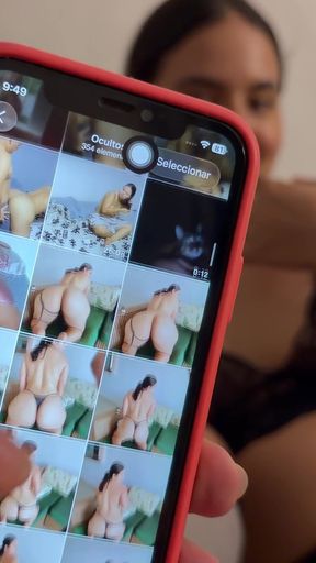 I Only Asked My Stepbrother Not to Show My Photos Anymore, I Cum