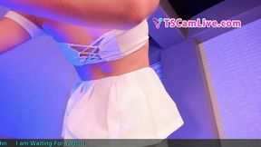 Outstanding Latina Crossdresser has a Big Shaft Part 1