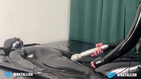 Vacbed Session - Latex Doll Natallien - Fansly Teaser