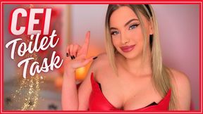 CEI Toilet Task (Cum Eating Instructions, Toilet Humiliation, Slave Training)