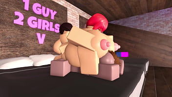 Two Sluts Get FUCKED by a HUGE dick on ROBLOX!