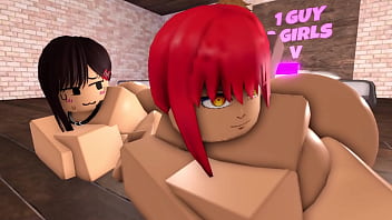 Two Sluts Get FUCKED by a HUGE dick on ROBLOX!