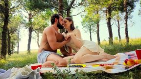 I Dont Care If Someone Hears Polly Yangs Sucks Him off and Gets Fucked in a Wood ft Erica Mori by Polly Yangss Public Sex Romantic Deep Throat porn video