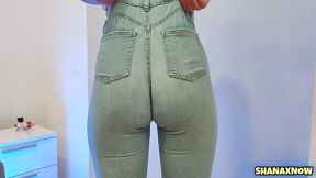 blue jeans fetish big ass problems clenching shaking cheeks