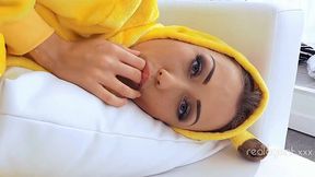 Hot Pikachu pleasures herself and shows off her soaked pussy