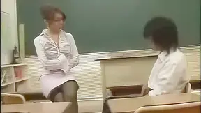 Naughty Teacher Yuna Takizawa Tempts Students in Steamy Classroom Seduction