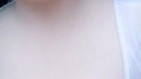 ”Asian Ladyboy in publish flashing her shaft & masturbating it”