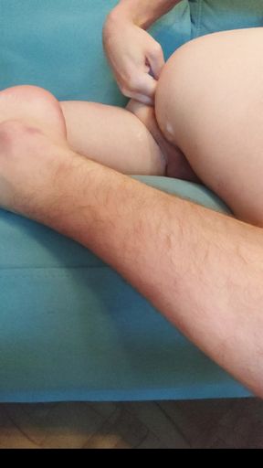 Russian boy loves something more in his ass