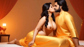 Gorgeous Bhabhi Got From the rear Fluid pie in Indian Saree