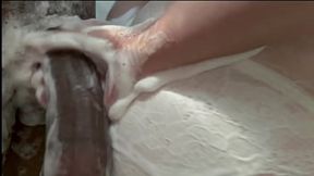 Stepdaughter seduces stepdad in hidden shower&#x1F6BF; after dark